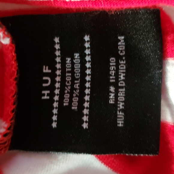 HUF long sleeve stripe shirt size L - Picture 5 of 8